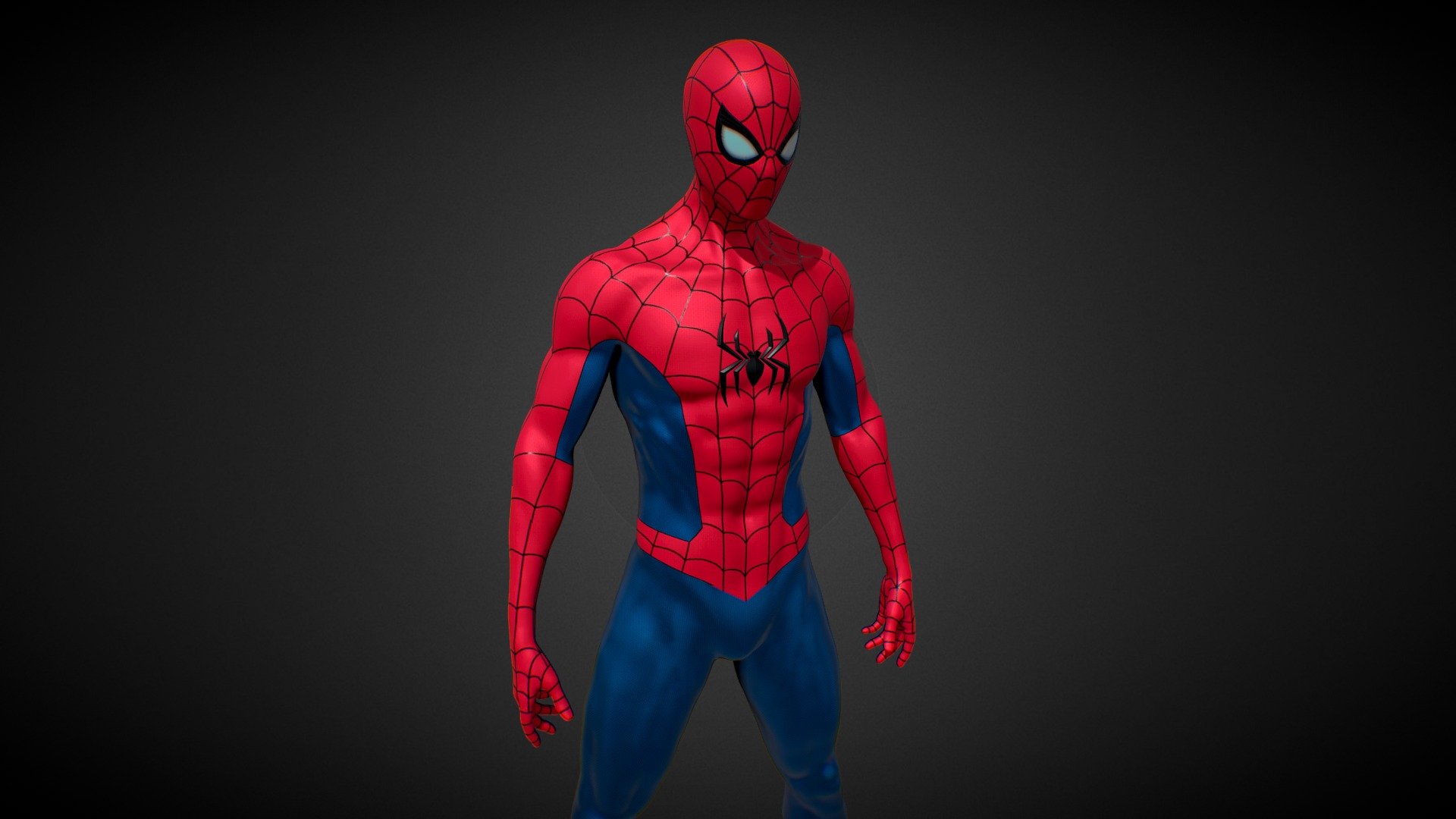 Spiderman comic books character published by Marvel Comics. 




Model was made on Maya, Zbrush, substance painter  and Blender . 

This model is inspired by Tom holland spiderman no way home ending scene suit

The model has a Spiderman no way home ending scene suit

High quality texture work.

The model comes with complete 4k textures and Blender, FBX And OBJ file formats 

The model has 6 materials 1 material is a glass material without any map and other 5 materials contains 5 maps Basecolor, Roughness, Metalness, Normal and Ao

All textures and materials are included and mapped. (4k resoulutions)

No special plugin needed to open scene

The model can be rigg easily
 - Spider-Man No Way Home Ending Scene Suit - Buy Royalty Free 3D model by AFSHAN ALI (@Aliflex) 3d model