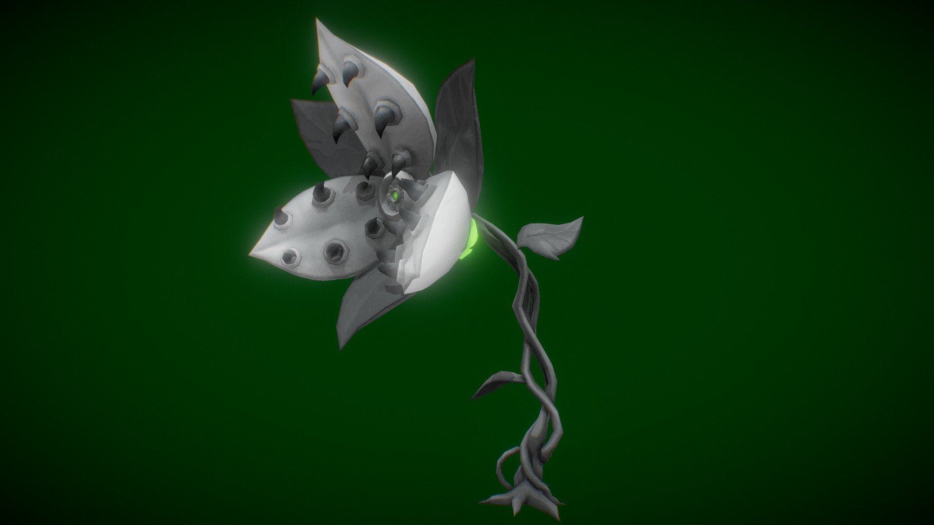 Low poly model of death flower common feature in many video games, particularly in adventure, and fantasy .this flower has the ability of kiling .the style cartoon 3D. The model use the same texture and material, Blender, Substance Painter - Death flower - Buy Royalty Free 3D model by Luna (@StudioLuna) 3d model