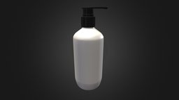 Shampoo Botal .500ml hair, cap, product-design, maya, 3dmodel, shampoo-bottles, cosmatics