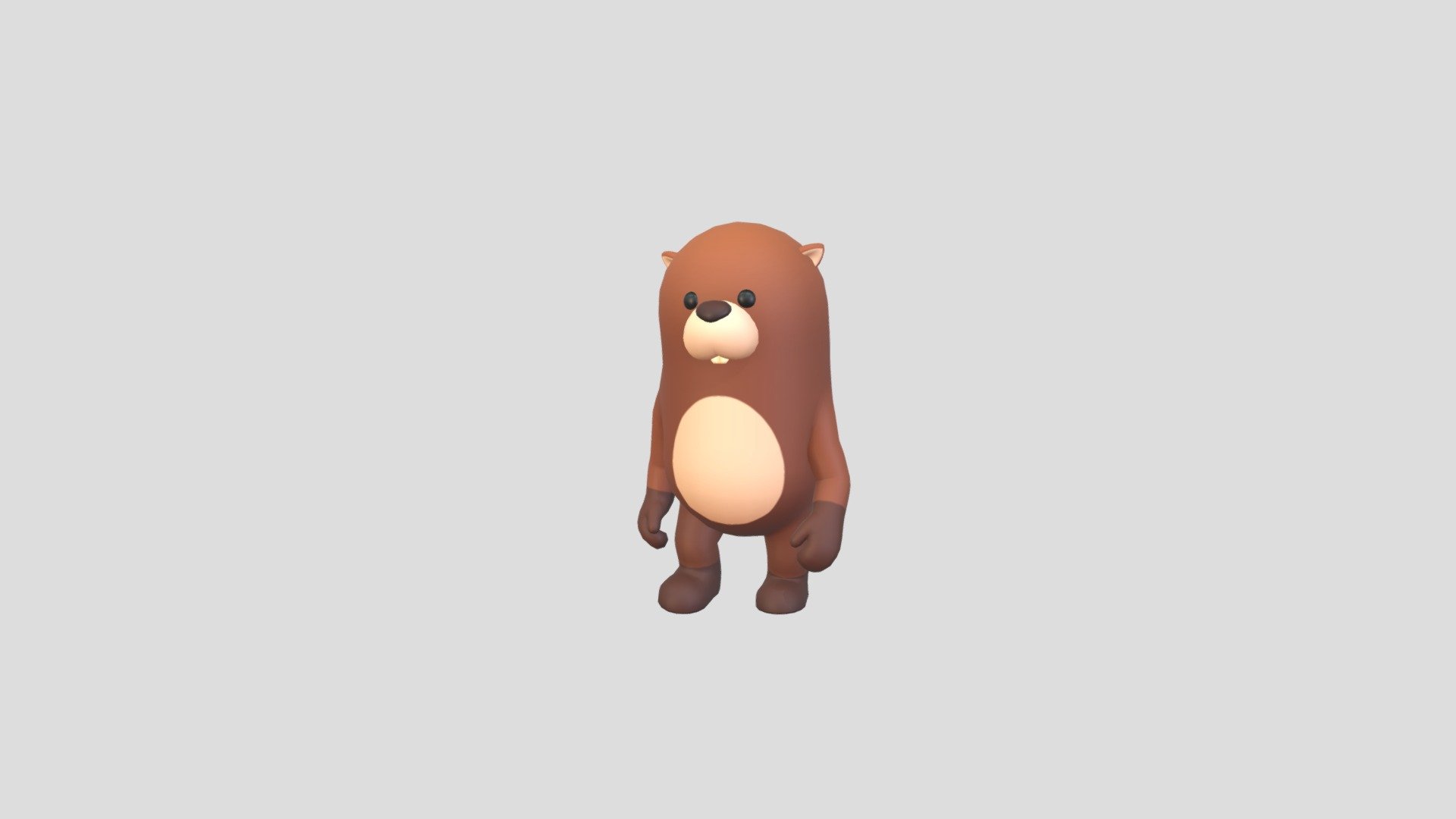 Rigged Beaver Character 3d model.      
    


File Formats      
 
- 3ds max 2023 (Rigged With CAT)  
 
- FBX  (Rigged) 
 
- OBJ  (NoRig) 
    


Clean topology    

Body Rigged  

No Facial Rig  or Blendshapes 

No Animations  

Non-overlapping unwrapped UVs        
 


PNG texture               

2048x2048                


- Base Color                        

- Normal                            

- Roughness                         



2,122 polygons                          

2,204 vertexs                          
 - Rigged Beaver Character - Buy Royalty Free 3D model by bariacg 3d model