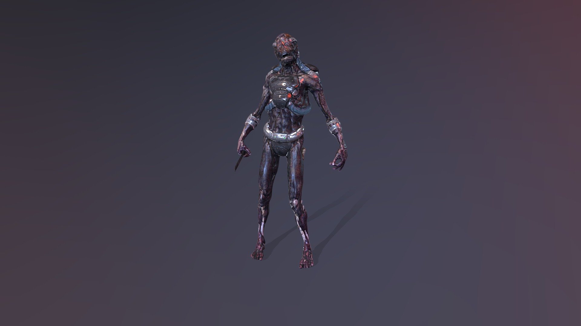 Found at Unity Asset Store or Unreal Marketplace - Cyberzombie - 3D model by polygonmaker 3d model
