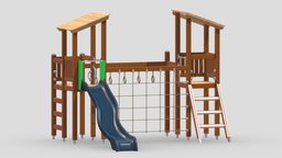 Lappset Activity Tower 18 tower, frame, bench, set, children, child, gym, out, indoor, slide, equipment, collection, play, site, vr, park, ar, exercise, mushrooms, outdoor, climber, playground, training, rubber, activity, carousel, beam, balance, game, 3d, sport, door