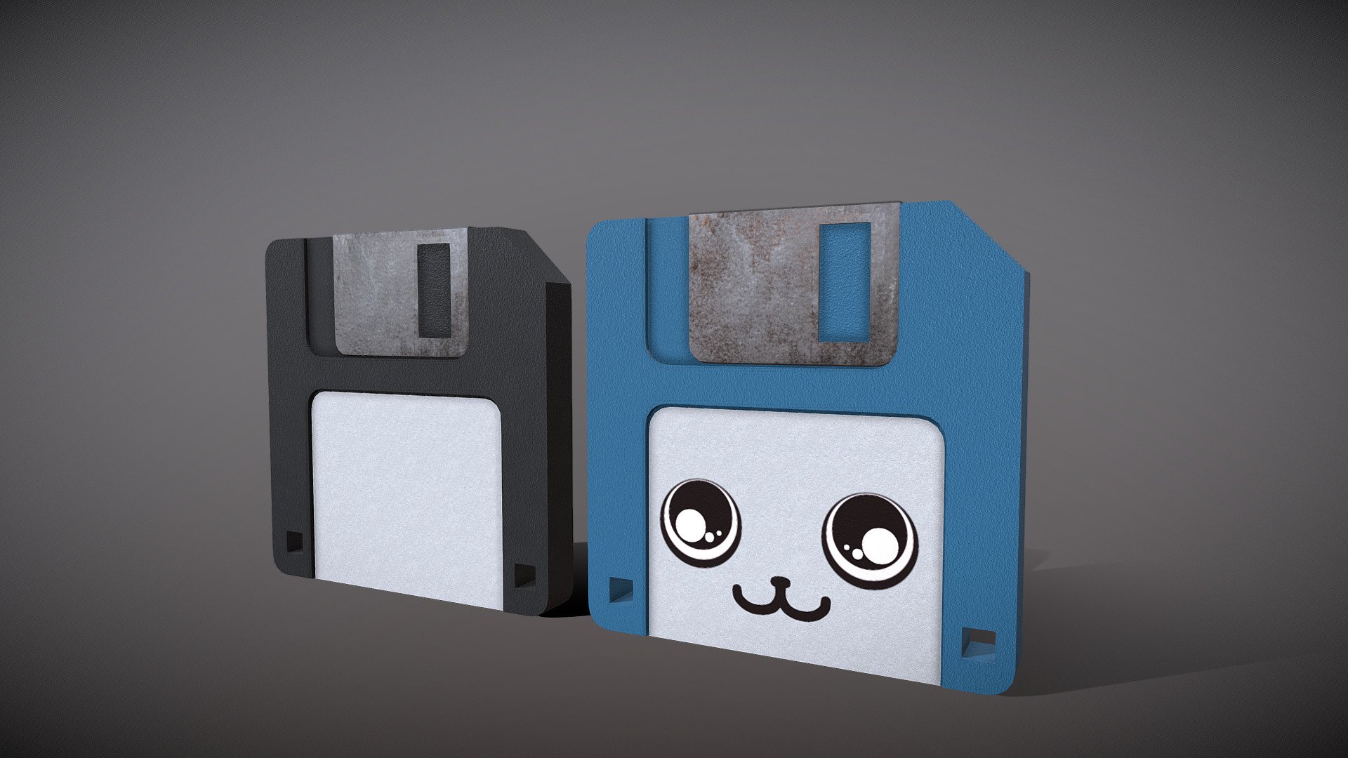 Stylized cartoon floppy disk with cute kawaii cartoon animal face on it. Second styzed disk textured in simple colors without face. 


Model comes with 2k PNG PBR textures of Color, Roughness, Metallic and Normal Map. 


Model made for #SketchfabWeeklyChallenge - Cartoon toy floppy disk stylized lowpoly - Buy Royalty Free 3D model by Scritta 3d model