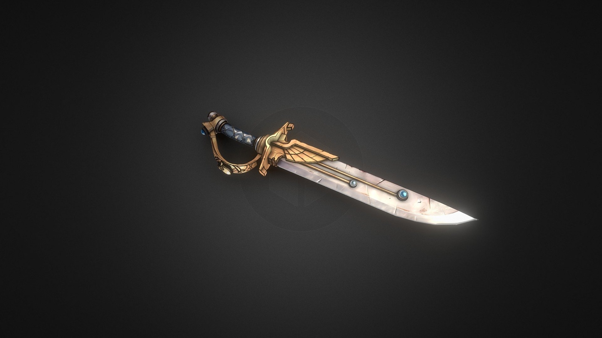 Power Sword based on concept by: Robert Barrett

Blender, texturing: Substance Painter - Stylized Power Sword - 3D model by mRiot (@malgorzatariot) 3d model
