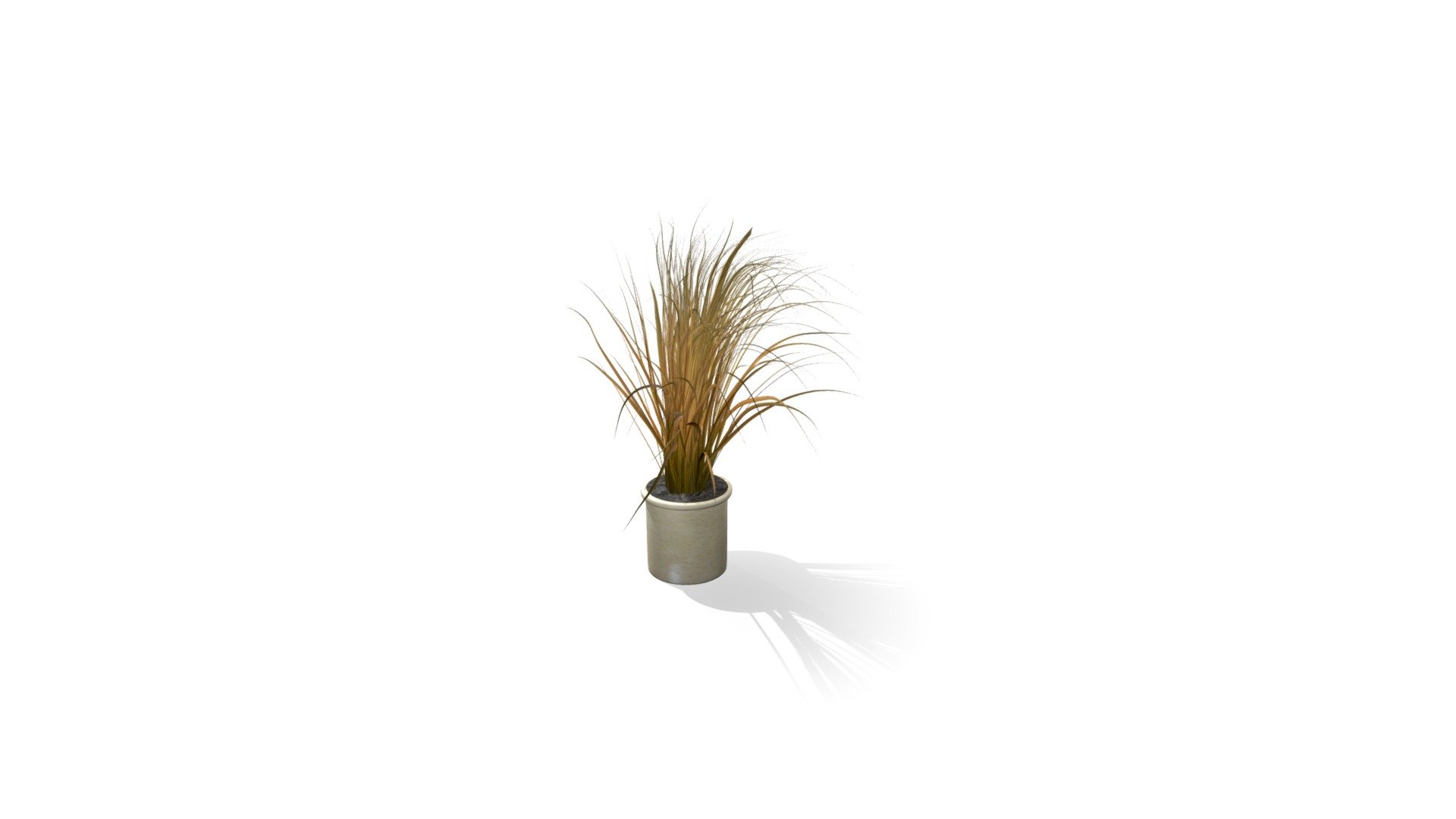 wind grass-red yellow - 3D model by 22366797 3d model