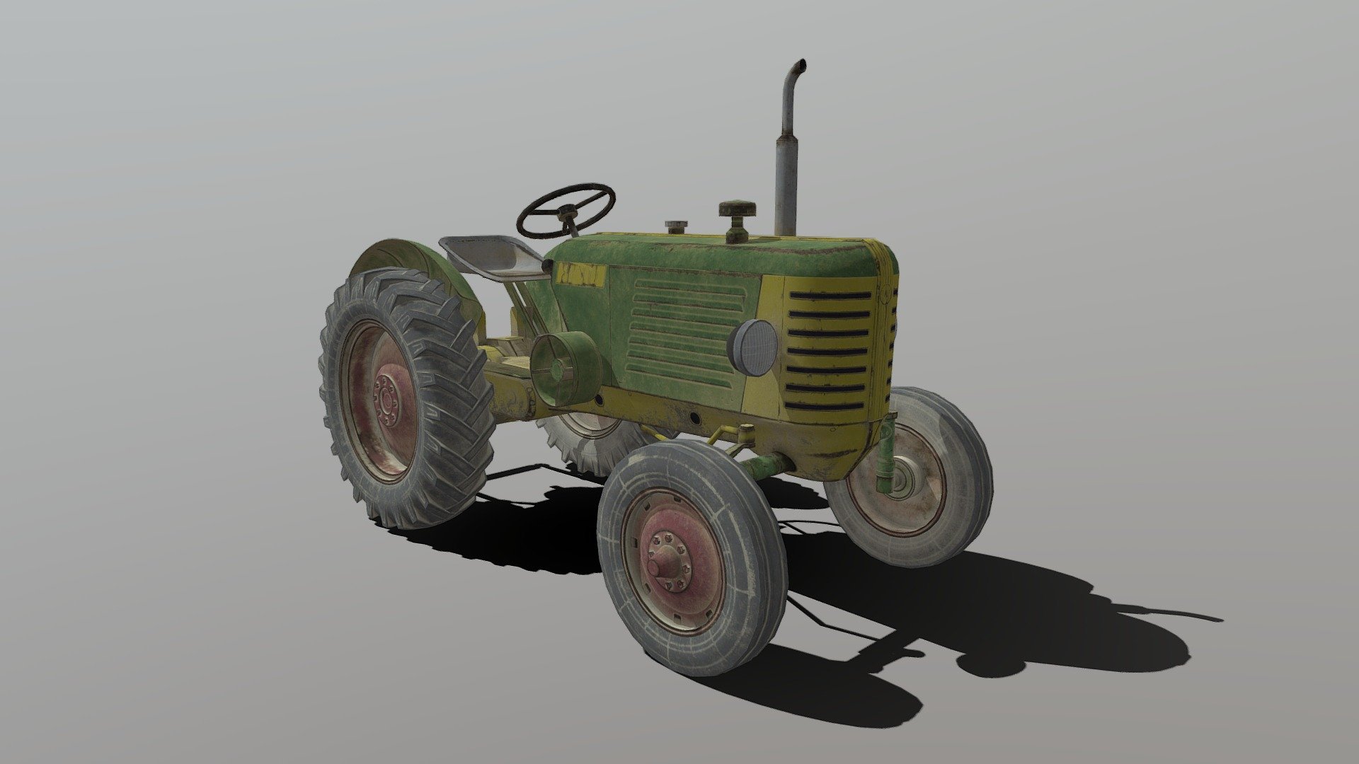 Tractor sgw3 - Download Free 3D model by mamont nikita (@mamontnikita62) 3d model