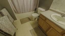 Bathroom 3d scanned room, my, sell, 3d, scan, house, home