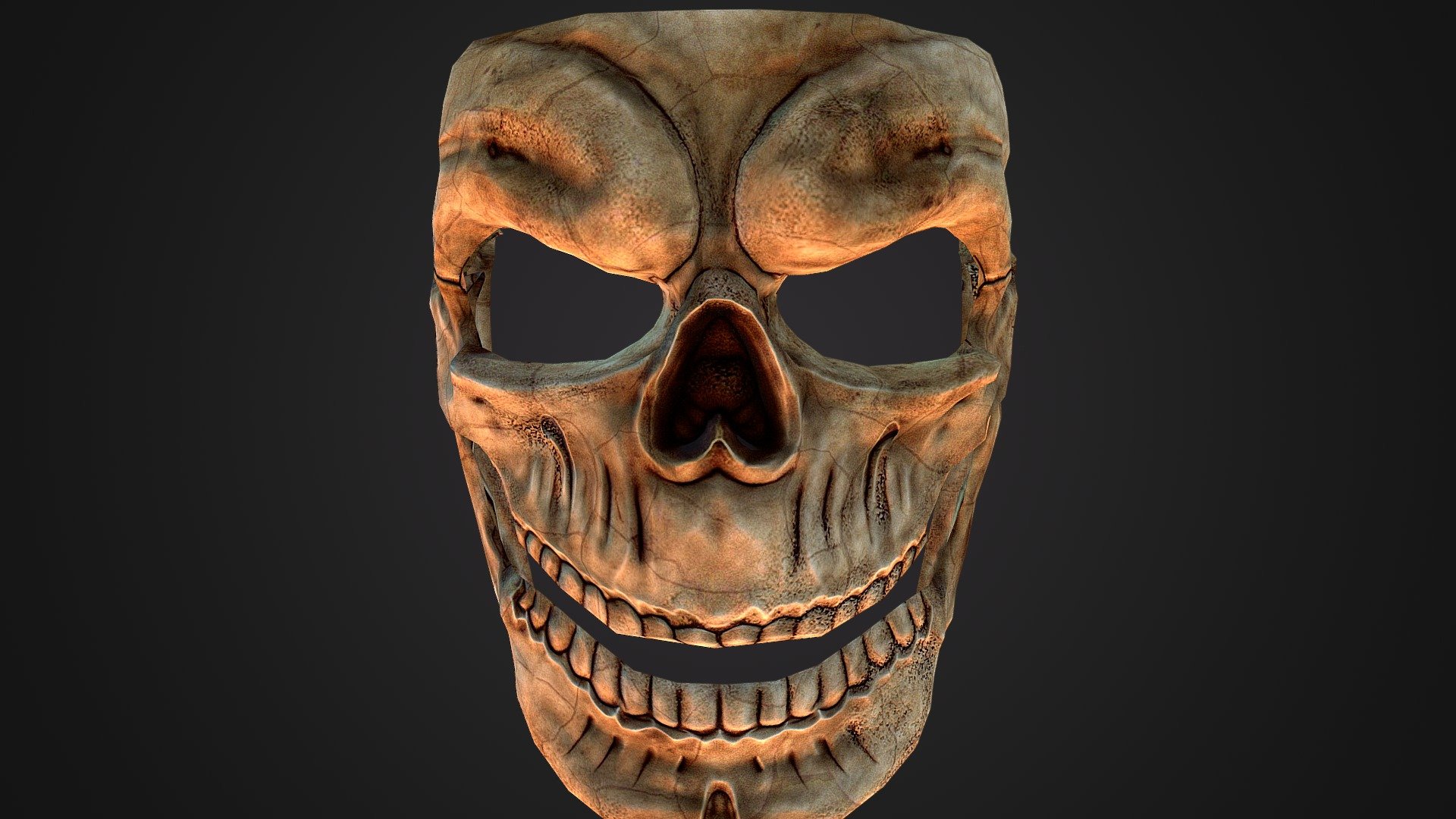 After Spectre movie poster - Skull Mask - Happy Halloween! - Buy Royalty Free 3D model by Un Fou (@UnF0u) 3d model