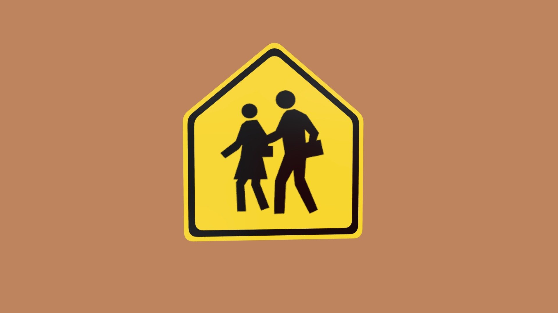 For Day 5 of Nodevember, I made a school crossing street sign! I started the pole that it hangs from too, but I realized it would take too much time to finish that. So, it's just the sign. Maybe I'll add some more detail later on, but for Nodevember, it's a good enough for now 3d model