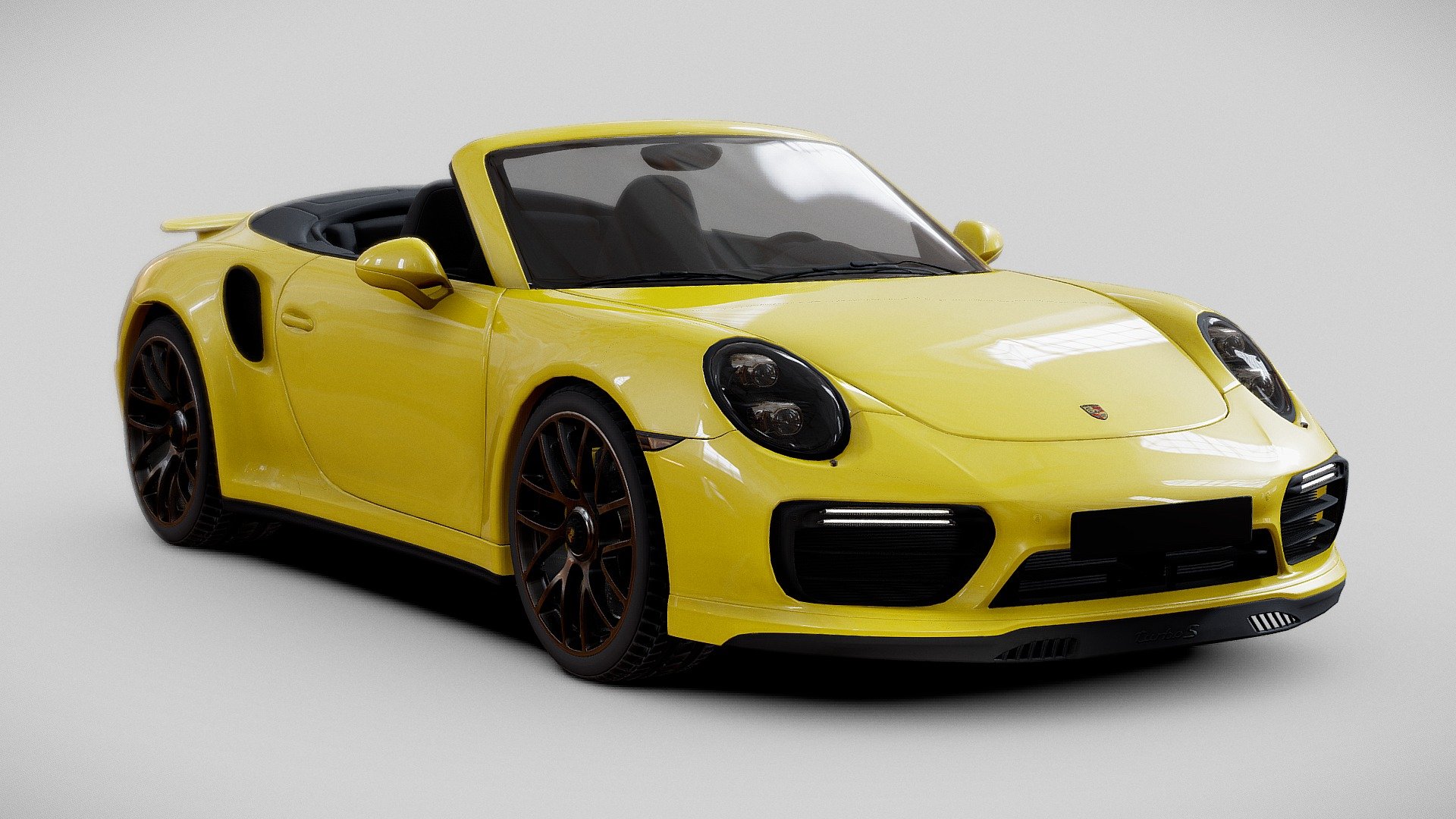 Porsche 911 Turbo S Convertible 2016

.

HIGH END / high poly / fully editable / rigable / interiour

by getting this model you have full control on meshes and materials

you can even subdivide all parts for having better looking details.

.

**don't forget to like and share your thoughts!! 🍻 .

.

you can support me by folowing me on instagram

my ig: ZIRODESIGN - Porsche 911 Turbo S Convertible 2016 (30%OFF) - Buy Royalty Free 3D model by ZIRODESIGN 3d model