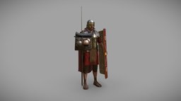 Roman legionnaire. 2nd half of the 1st century rome, warrior, legion, roman, legionaire, roman-soldier, roman-legionaire, teutoburg-forrest