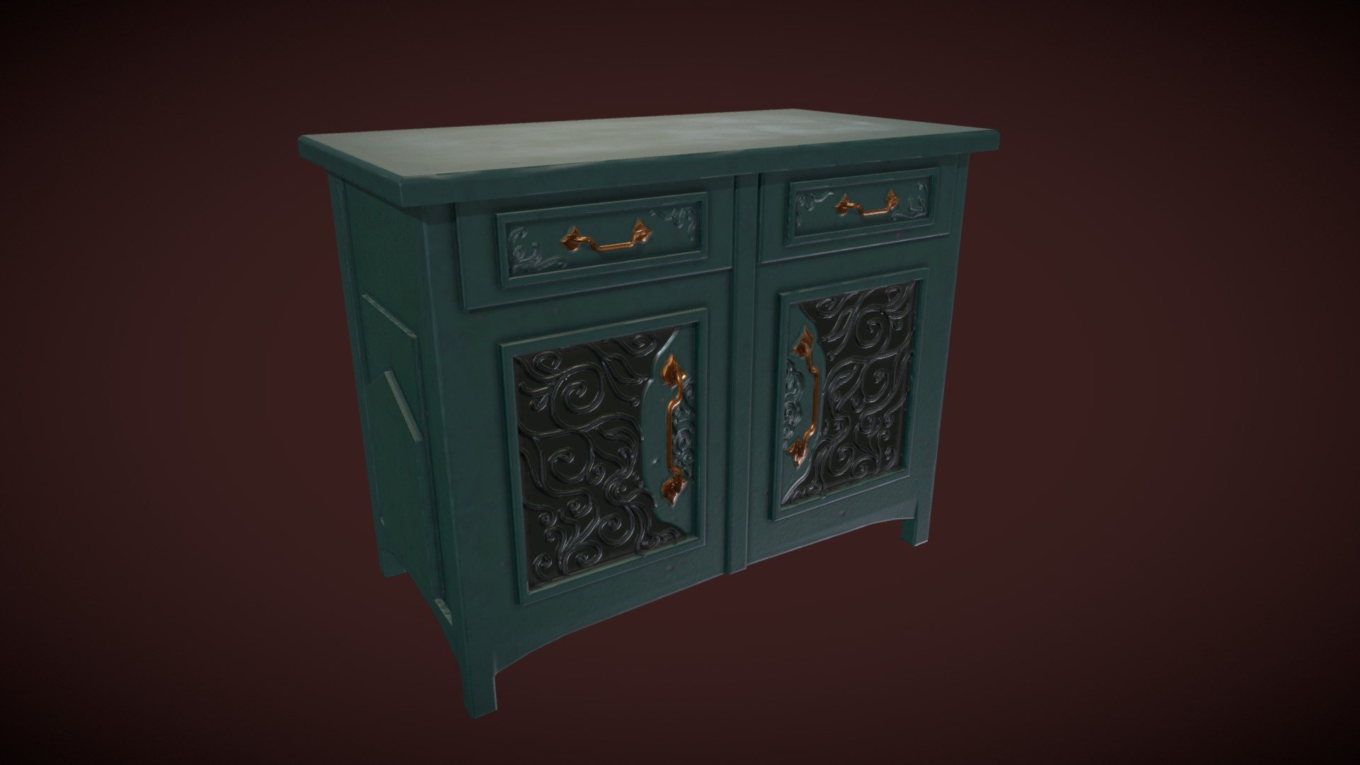 its a cute cabinet, 
please check out my toher work , loveeeeeeeeeeeeeeeee - Vintage Cabinet - Download Free 3D model by thiezubu 3d model