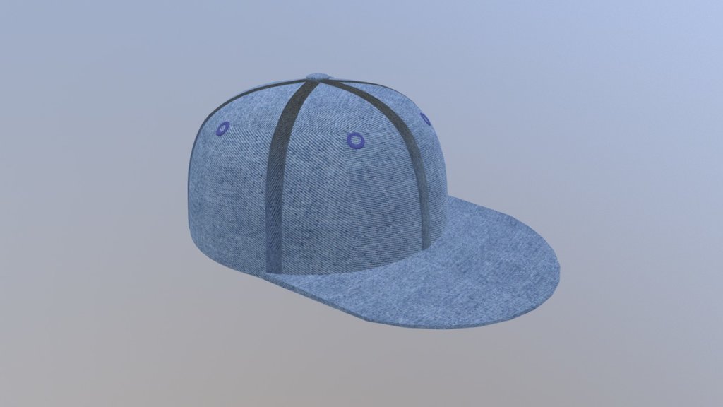 Baseball hat - 3D model by Guksir (@Smehoon) 3d model