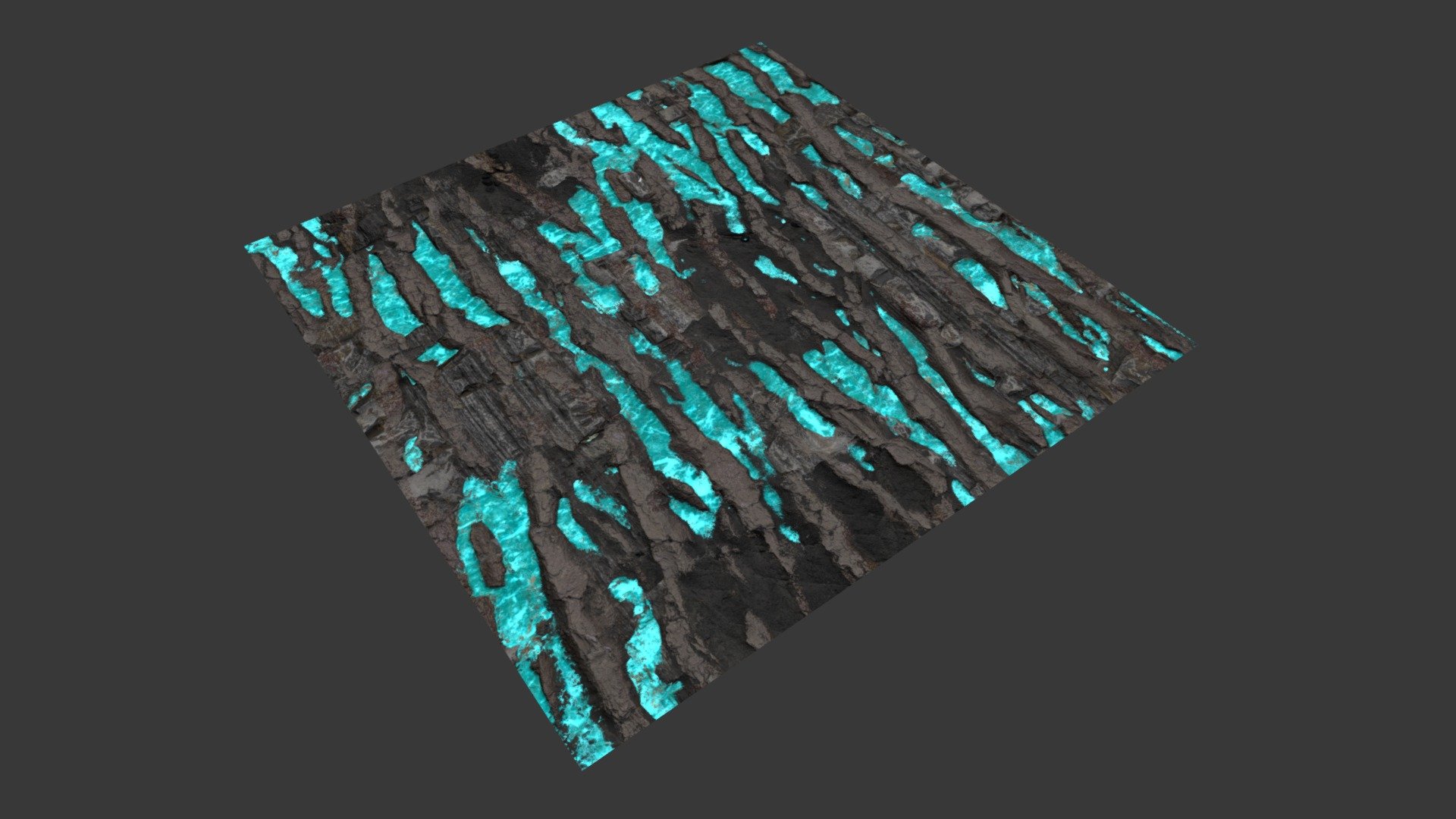 Some kind of alien ore material that you can mine from another planet 3d model