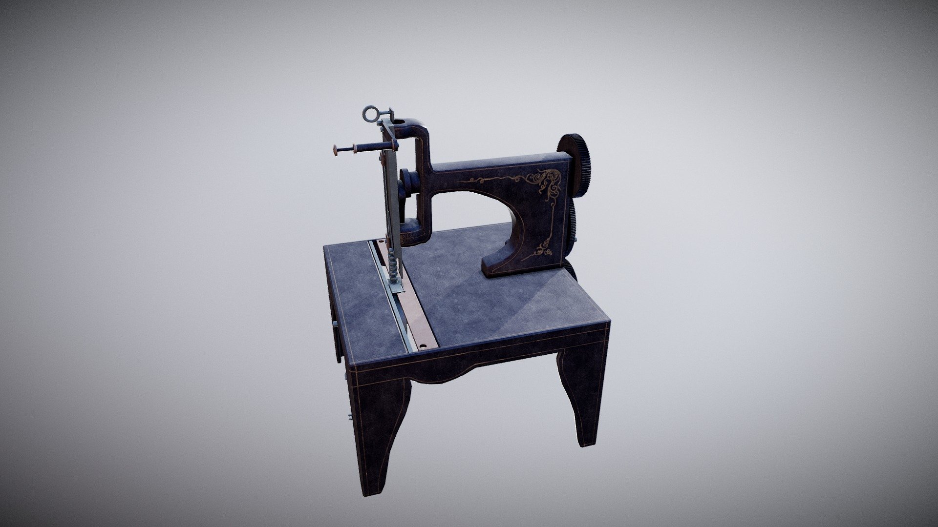 Industrial Revolution - Singer Sewing Machine - 3D model by Vida Systems (@objects1) 3d model