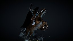 The Dark Wraith medieval, lotr, darksouls, horse, fantasy, knight