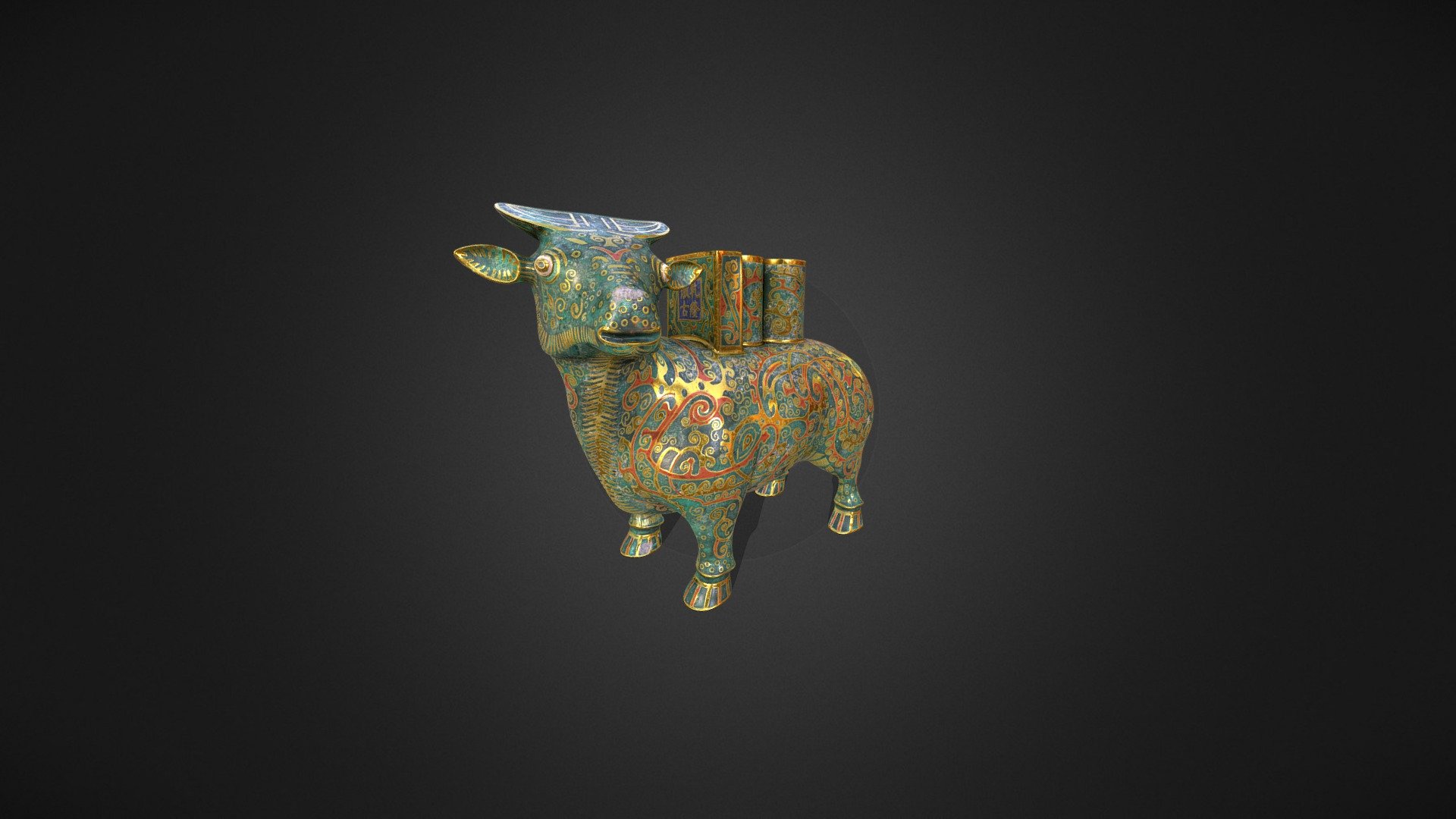 Nothing much else to do in these times, so I painted up a little ornate cow because it's got a derpy face that made me laugh, higher res pics over at artstation 

https://www.artstation.com/artwork/nQgqE6?fbclid=IwAR0zv5NBww-OK4lUGRBbaf_eUXoa3ads5AeaFJfsiap8_TI5aQnEZvTZAWc - Ornate Cow - 3D model by lewislabram 3d model