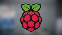 Raspberry Pi 3D Logo