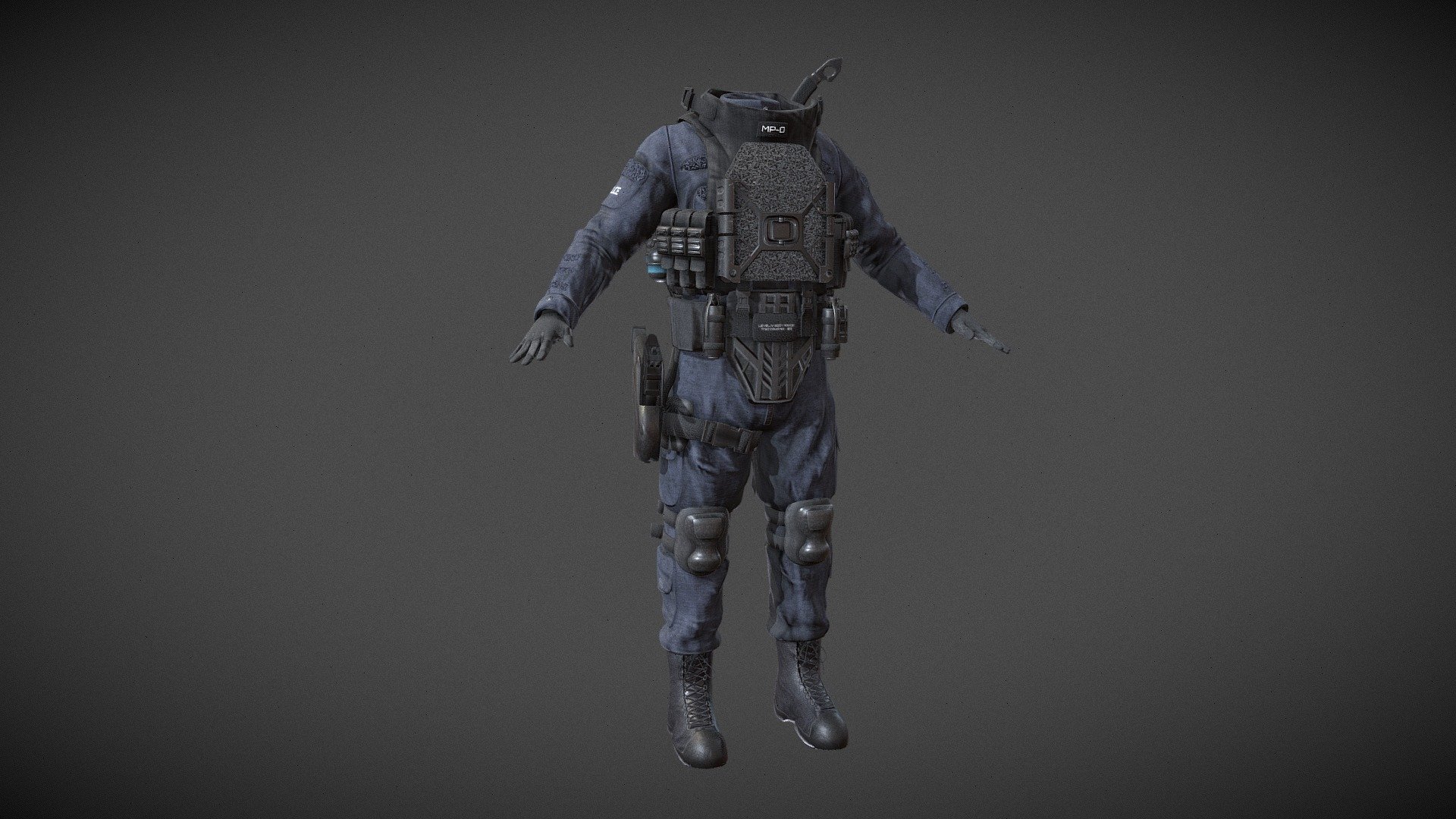Swat Kit Police Military Body Armor Uniform - Model/Art by Outworld Studios

Must give credit to Outworld Studios if using the asset.

Show support by joining my discord: https://discord.gg/EgWSkp8Cxn

Disclaimer: The Desert Eagle in this kit is the same as my free Desert Eagle from here https://sketchfab.com/3d-models/desert-eagle-a0f4500fe52a429daa29e506f92df5f3 - Swat Police Military Body Armor Uniform Kit - Buy Royalty Free 3D model by Outworld Studios (@outworldstudios) 3d model
