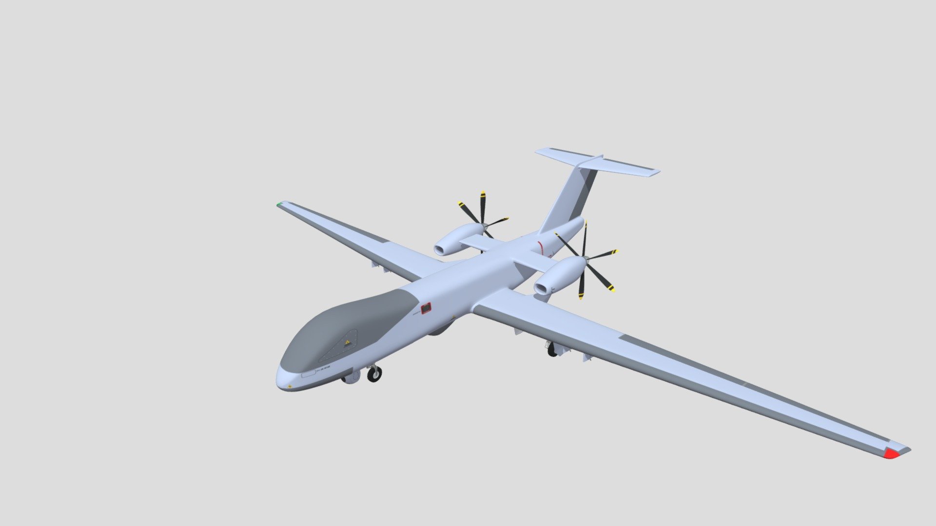 The European Medium Altitude Long Endurance Remotely Piloted Aircraft System (MALE RPAS).

https://www.artstation.com/artwork/v2AmDE - MALE RPAS - 3D model by Akela Freedom (@AkelaFreedom) 3d model