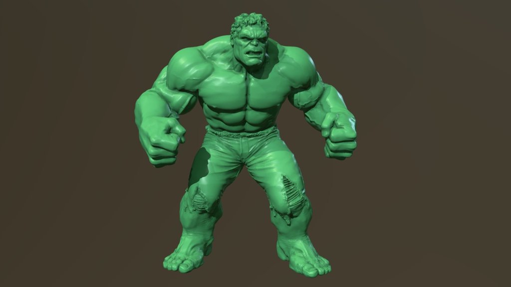 Another Hulk model for a company - Hulk_3 - 3D model by Dave Cortés (@cortesstudio) 3d model