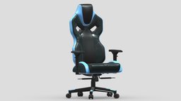 Gaming Chair office, computer, mouse, gaming, desk, laptop, seat, monitor, desktop, table, gamer, seating, furnishings, esport, e-sports, game, 3d, chair, video, screen, keyboard