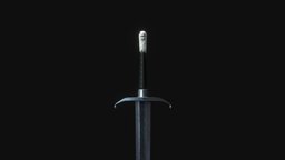 Longclaw sword (Game of Thrones) tv, winter, medieval, snow, thrones, wip, jon, targaryen, jonsnow, winterfell, piotr, longclaw, mormont, varylian, freefolk, bienkowski, game, pbr, sword, of, blade, steel