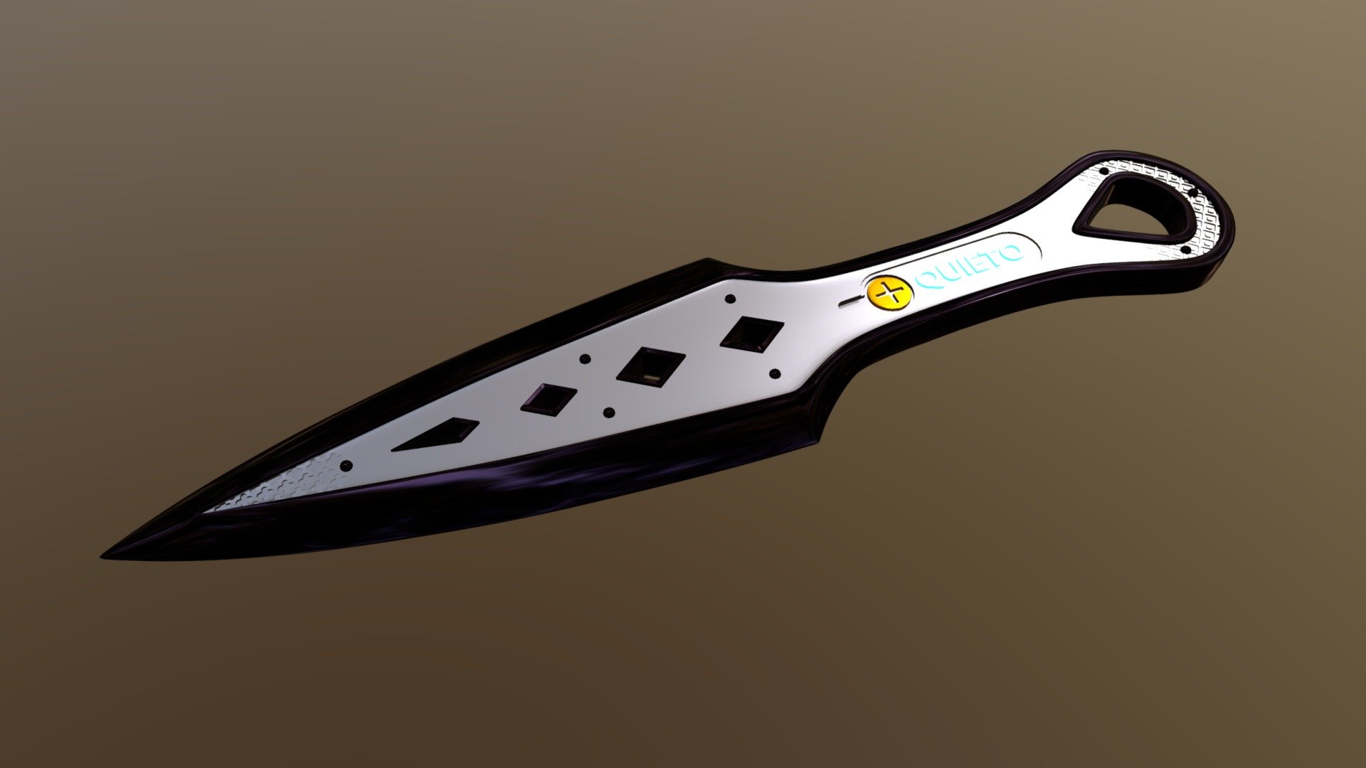 The heirloom of Wraith, from Apex Legends. A model I did when I got it, back in 2019. Used to learn some Hard Surface, using the addons BoxCutter and Hard Ops - Wraith's Kunai - Apex Legends - Download Free 3D model by Dylan Martínez Sánchez (@dylanmartinezs) 3d model