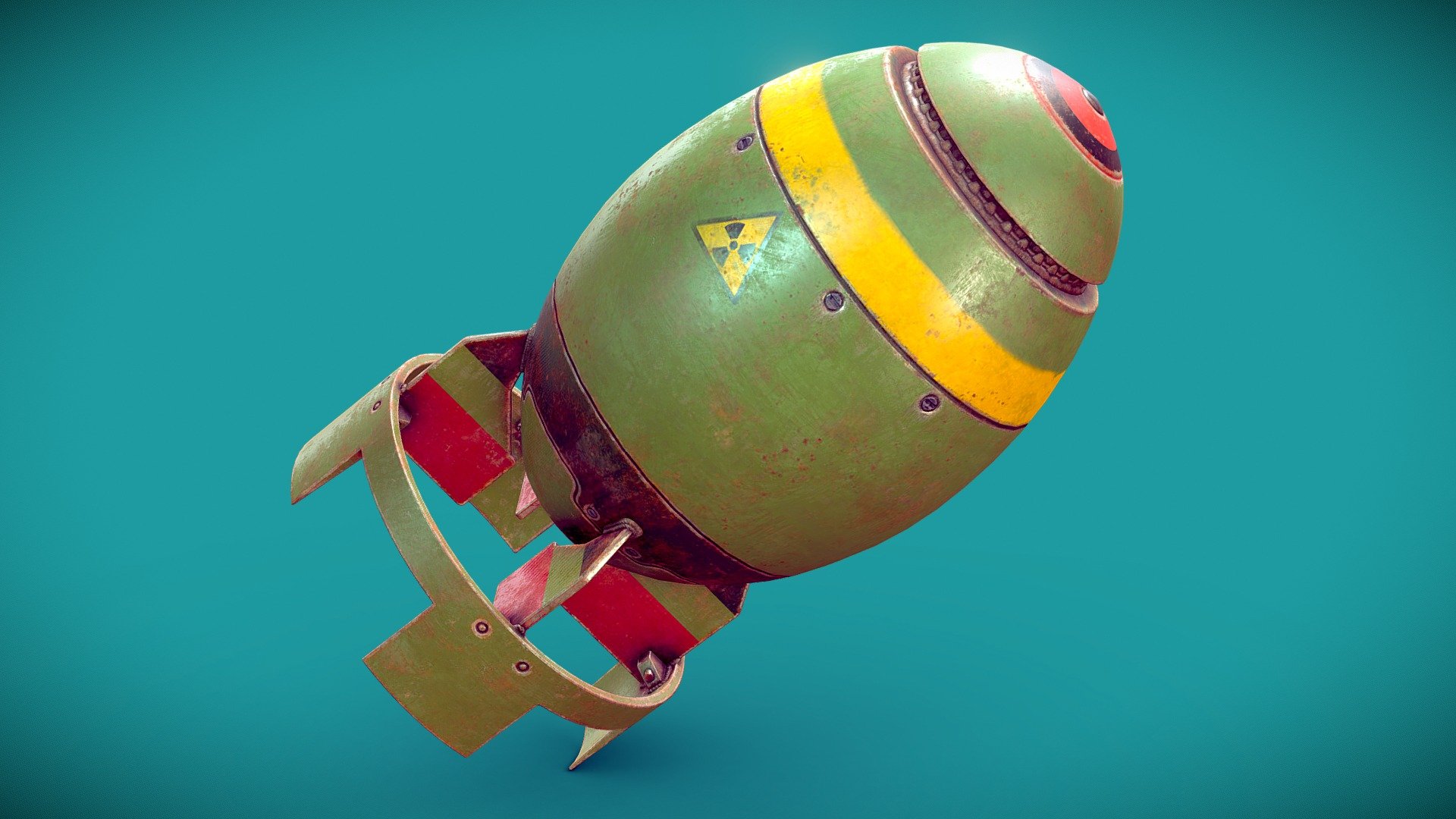 Hi guys

This is my own take on the Mini Nuke from the Fallout series.

Click me for more pictures

PBR / 2K Textures - Fanart - Fallout - Mini Nuke - 3D model by Sebastian Irmer (@.sebastian.) 3d model