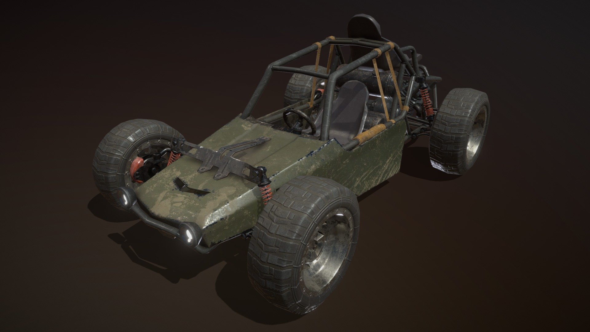 Buggy - 3D model by Timur.Bik (@timuryaga35) 3d model
