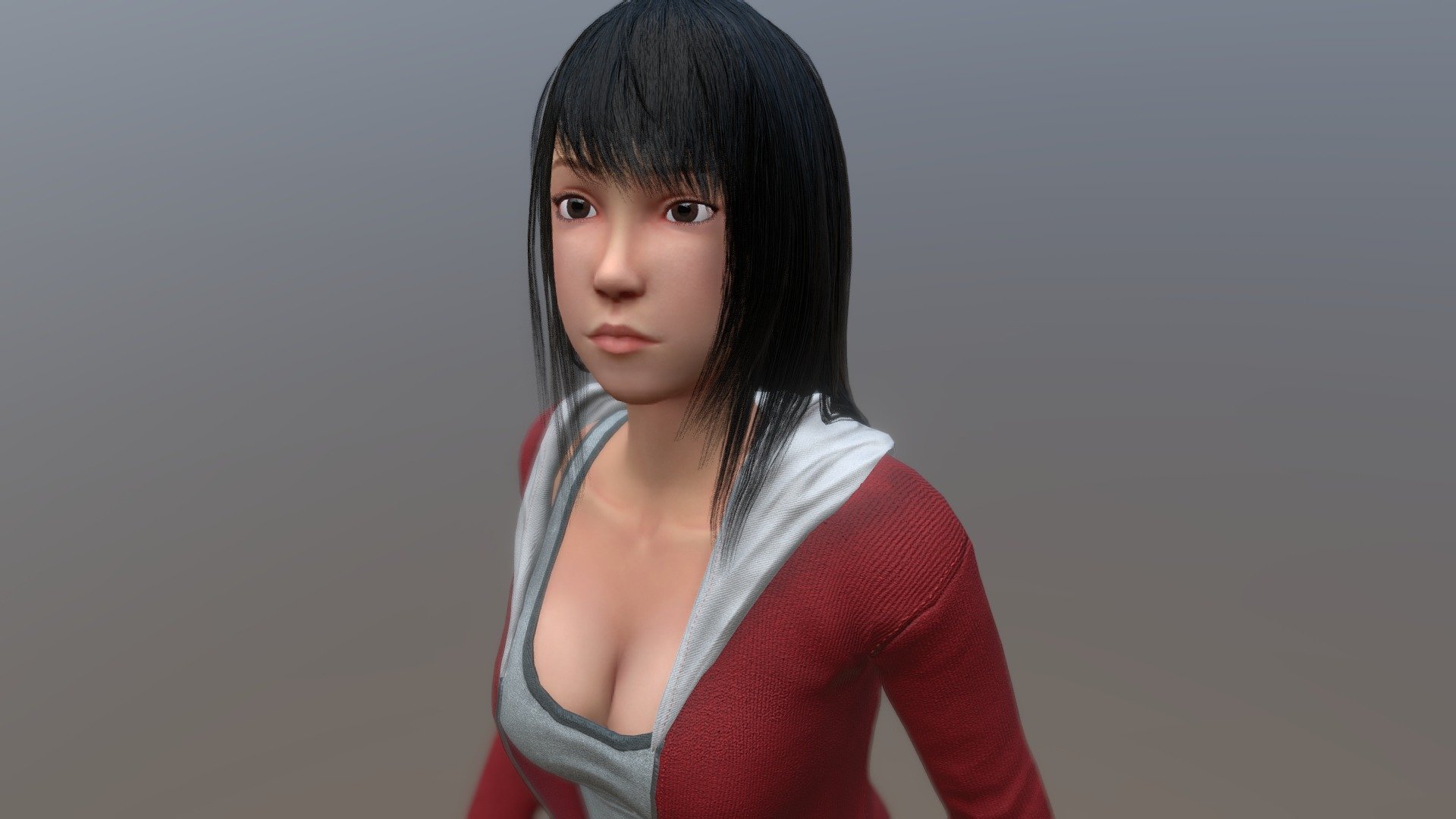 Marisa from Araya Horror Game in Steam for Practice my model skill.
Texture is not completely yet so i will be improve texture skill another work :) - Red Sweater Girl - 3D model by BankmanGameAsset (@Asakura1984) 3d model
