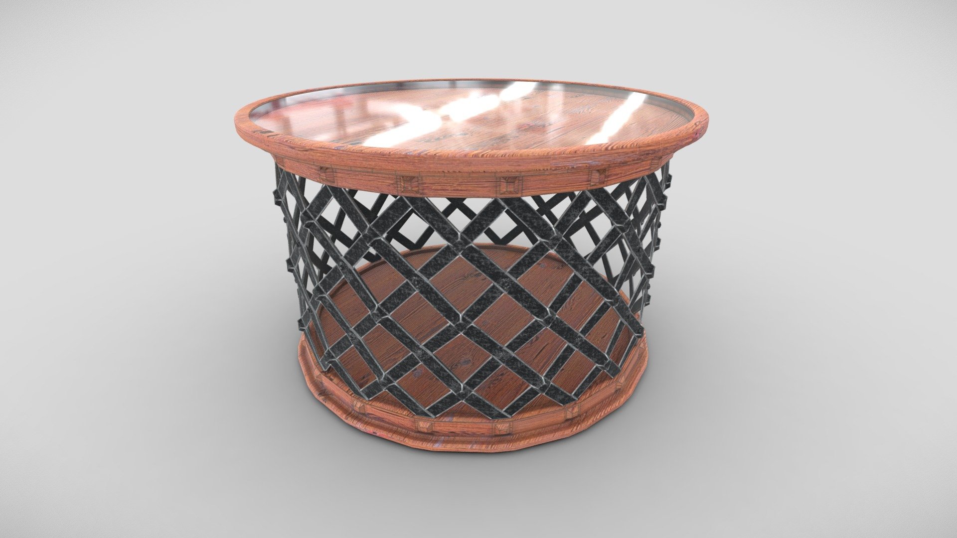 Forged Tea Table - Forged Tea Table - Buy Royalty Free 3D model by VRA (@architect47) 3d model