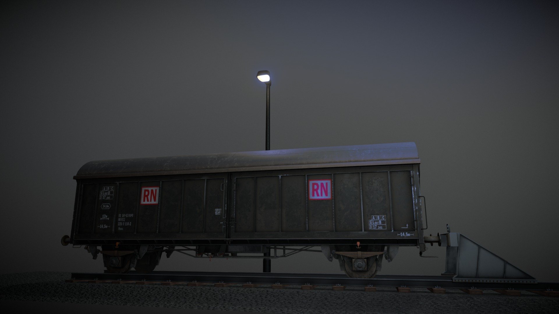 Freight - 3D model by jantwothree 3d model