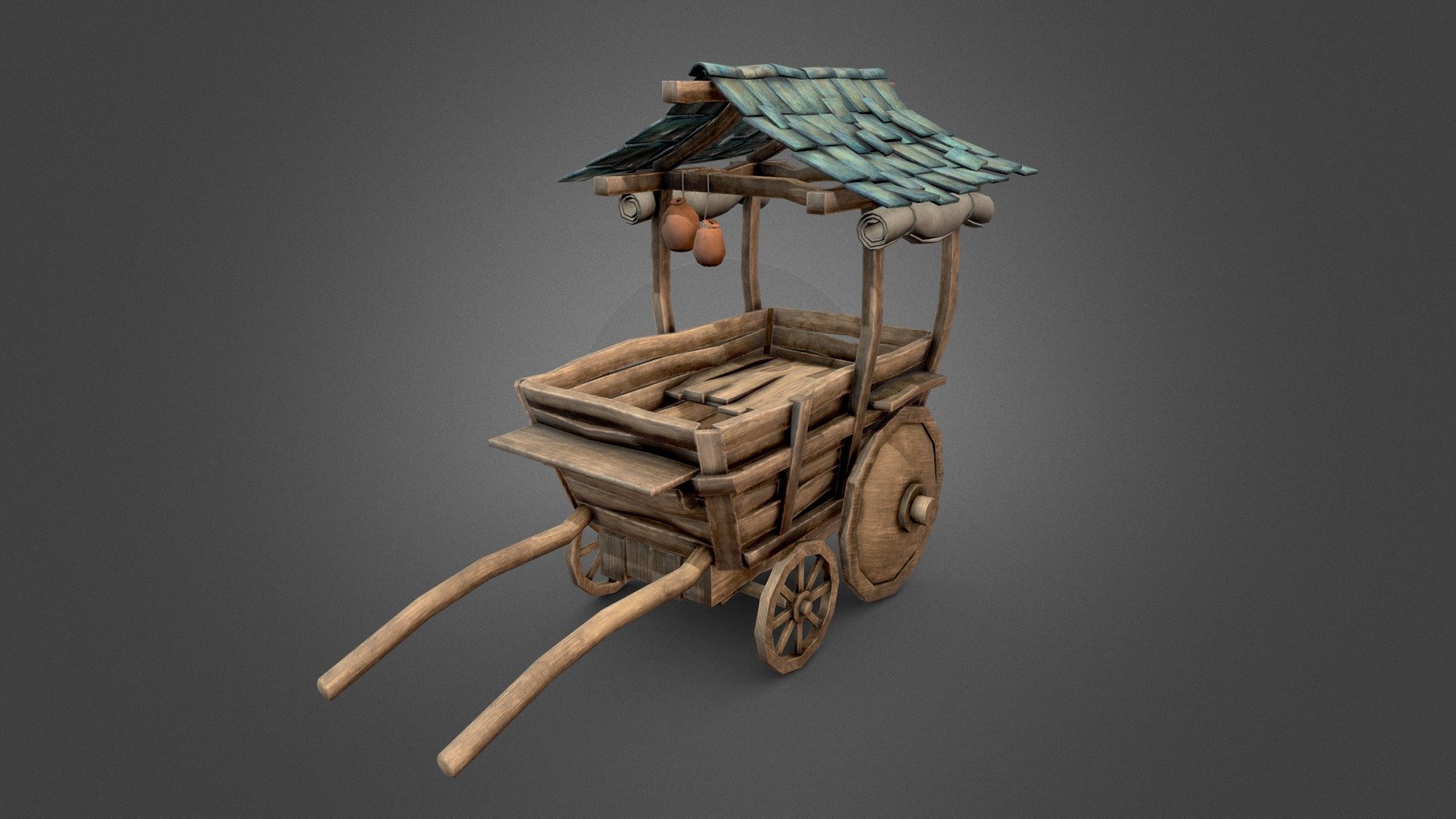Low Poly Medieval Cart for your renders and games

Textures:

Diffuse color, Roughness, Height, Metallic

All textures are 2K

Files Formats:

Blend

Fbx

Obj - Medieval Cart - Buy Royalty Free 3D model by Vanessa Araújo (@vanessa3d) 3d model
