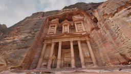 Al Khazneh ancient, mystical, petra, treasure, classical, petroglyph, jordan, 7wonders, alkhazneh, nabateans, sevenwonders, architecture, temple