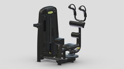 Technogym Selection Rotary Torso bike, room, cross, set, stepper, cycle, sports, fitness, gym, equipment, vr, ar, exercise, treadmill, training, professional, machine, commercial, fit, weight, workout, excite, weightlifting, elliptical, 3d, home, sport, gyms, myrun