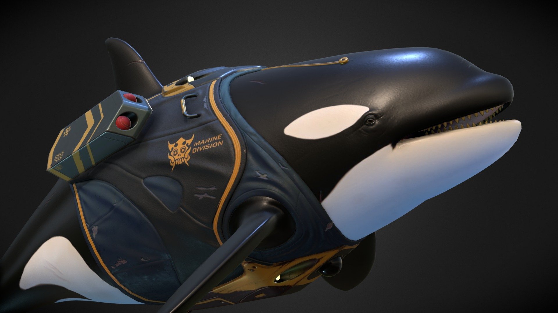 Trained fish for tactical recon, sabotage or rescue missions




2k maps, Zbrush, 3Dsmax, Substance Painter
 - Orca - 3D model by kucingpenyet 3d model