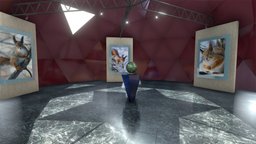 VR Gallery 2 virtual, modern, circle, people, case, fashion, geodesic, dome, portfolio, sphere, vr, ar, showcase, presentation, virtualreality, gallery, picture, realistic, web, showroom, character, modeling, architecture, glass, 3d, art, model, design, sketchfab, download