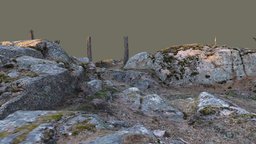 Rock Terrain 4 terrain, rocks, nordic, terrain-modeling, photogrammetry, 3dscan, rock, rock-terrain, nordic-forest