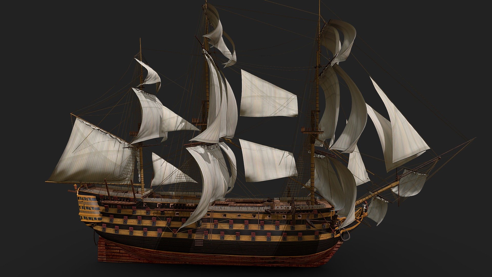 Ship - Buy Royalty Free 3D model by Fabbri (@flaviafabbri) 3d model