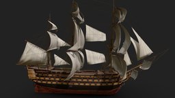 Ship shipwreck, pirateship, carribean, pirate-style, ship, pirate, shipmodel