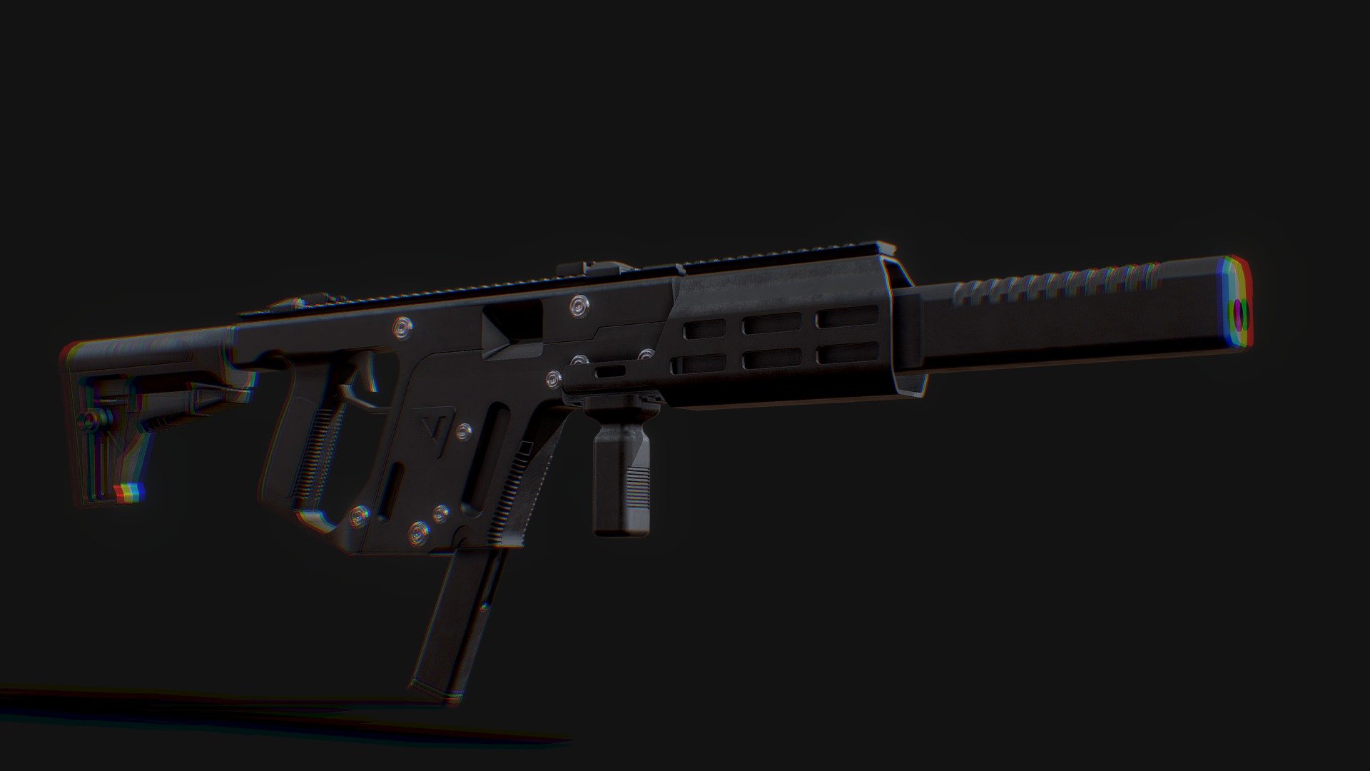 A model of the Kriss Vector rifle 3d model