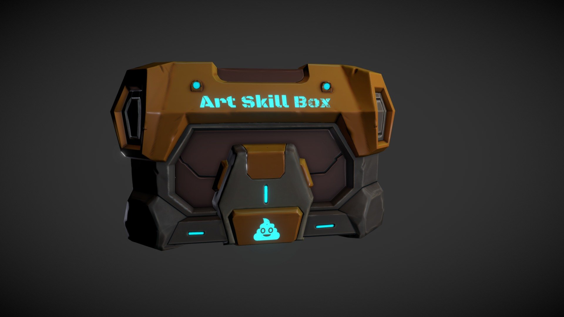 Just fcking box with art skill. The very best gift for any fcking artist 3d model