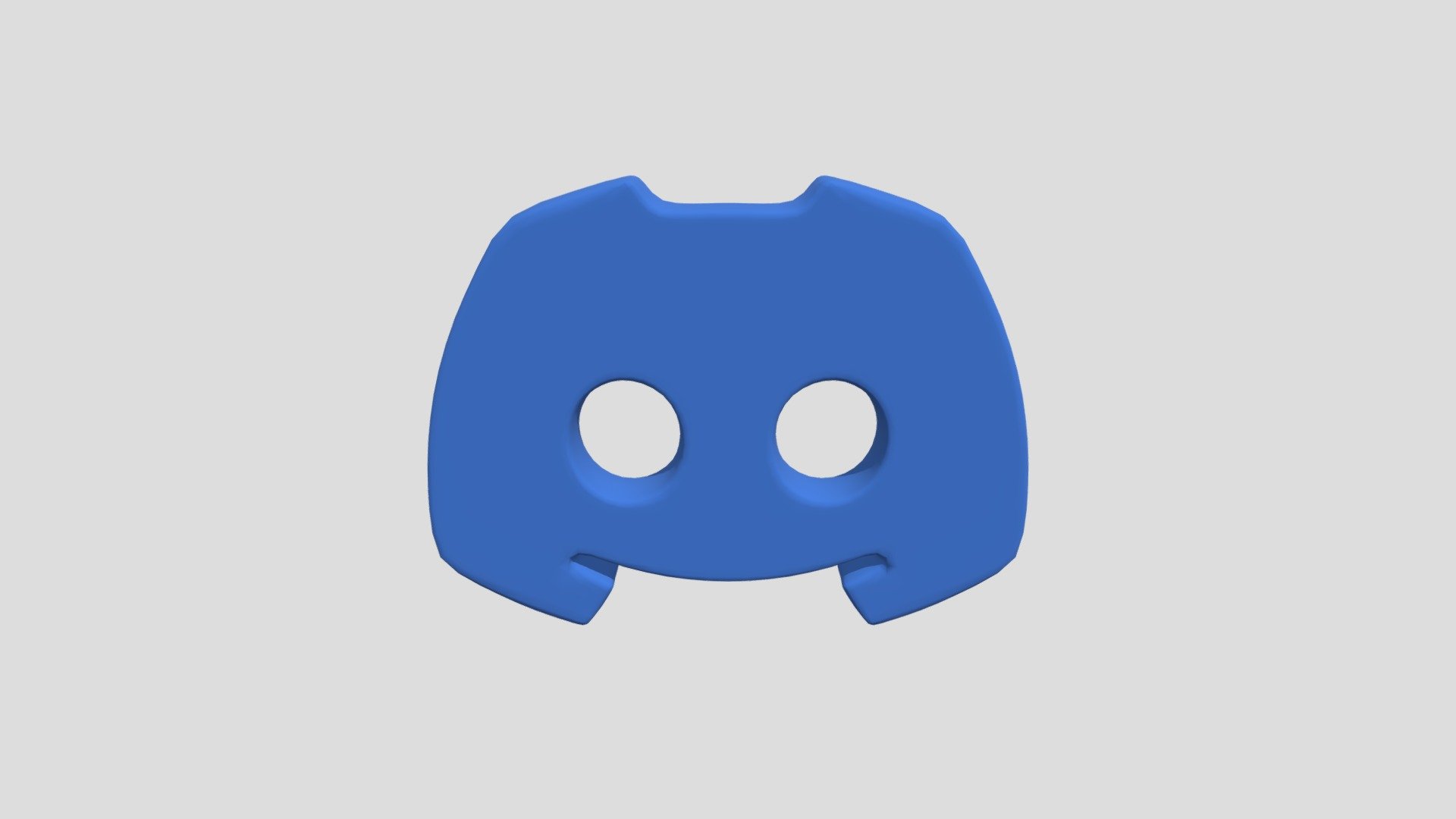 bad - New discord logo - Download Free 3D model by CarchrisBox 3d model