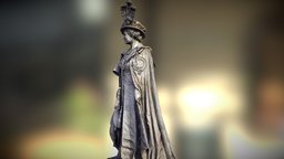 Elizabeth The Queen Mother by Philip Jackson dorset, public-artuk, philip-jackson, the-queen-mother