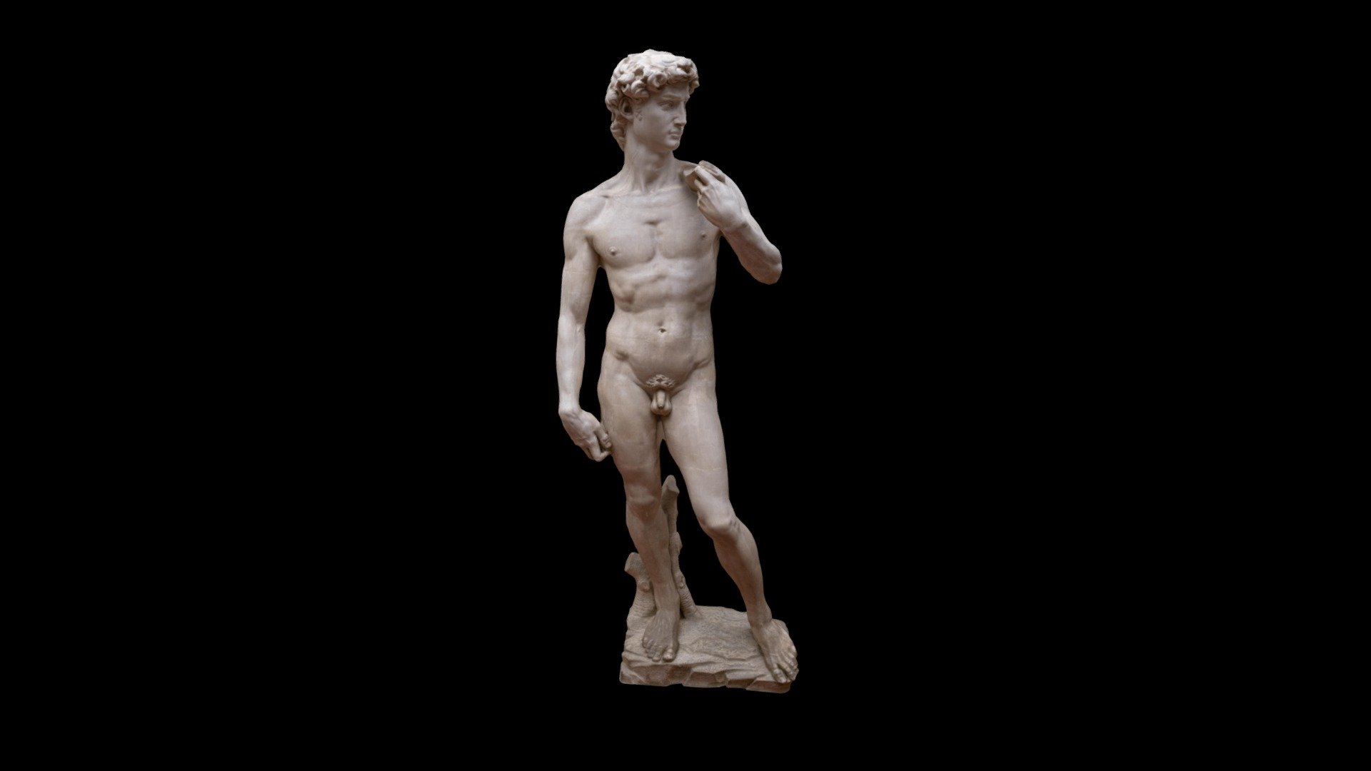 The David Statue is a masterpiece of renaissance sculpture.  You can download it here -link removed- - David Statue by Michelangelo - 3D model by ODGraphics (@pavel.fpm) 3d model