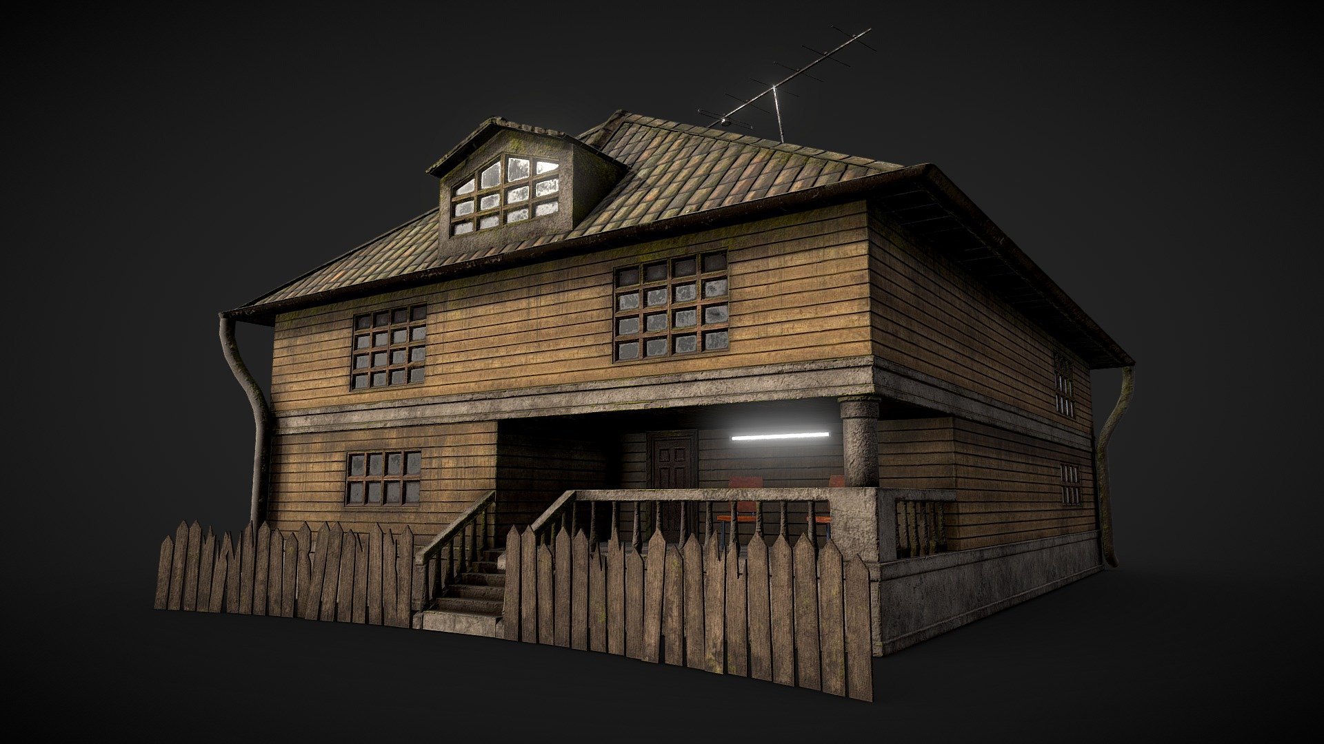 Old House - low poly
Game Ready / Unreal Engine / Unity - Directly import with texture maps and start using.
Contact me if you want the non triangulated version of this model - dsaalister@gmail.com - Old House_01 - Buy Royalty Free 3D model by Allay Design (@Alister.Dsa) 3d model