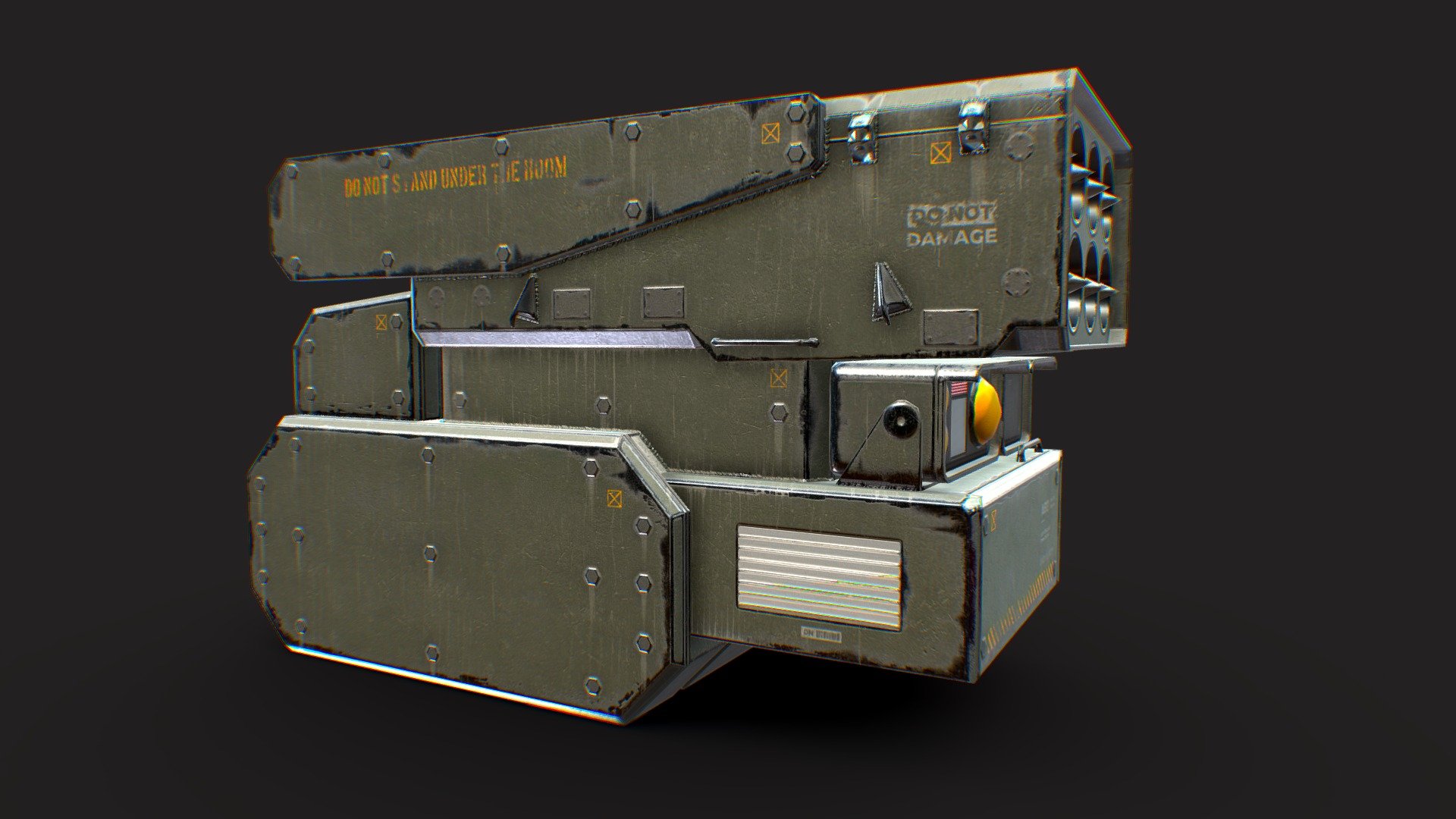 vehicles, sci-fi, rocket launcher:

DESCRIPTION: GAME READY MODEL!!! This model is provided as obj, fbx and SPP format.

SubstancePainter - file provided. (FULL SOURCE FILES) exported for any enjine!

Blender file provided with shaders and light set-up for PBR

Unity unitypackage Asset Package Provided!

Unreal UE4 Asset Package Provided!

.tbscene Asset Package Provided!

.mview and .glb Asset Package Provided!

Different versions of 3ds max scenes are provided.

SubstancePainter - file provided.

Marmoset Toolbag - file proviede (.tbscene scene)

Provides full textures for the Jet. Textures in the resolution of 4096x4096. Enjoy using! :) - Gun 4 (Rocket) rocket launcher - Buy Royalty Free 3D model by sergey.koznov 3d model