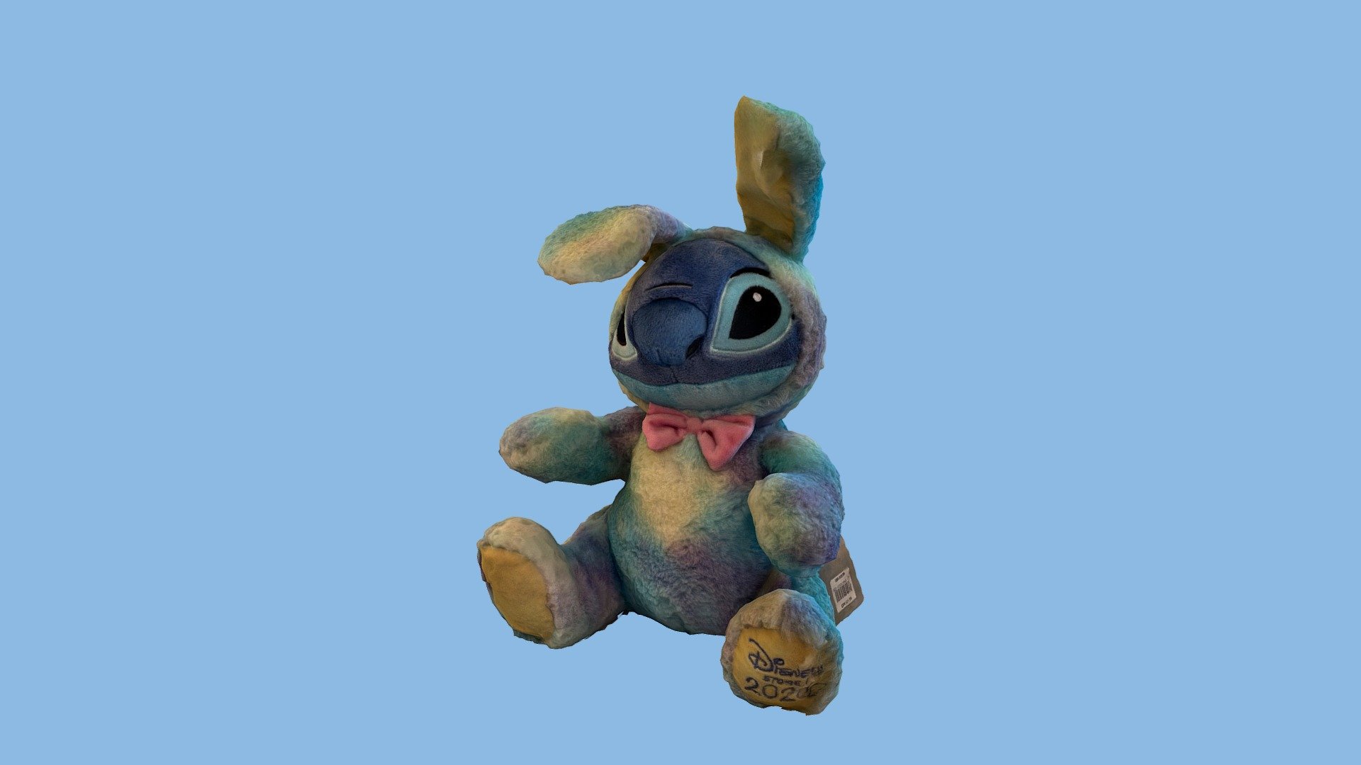 A cute little stitch teddy bear in a Tie dye suit 

Created with Polycam - Tie Dye Teddy Bear - Buy Royalty Free 3D model by Studious Studios (@Studious) 3d model