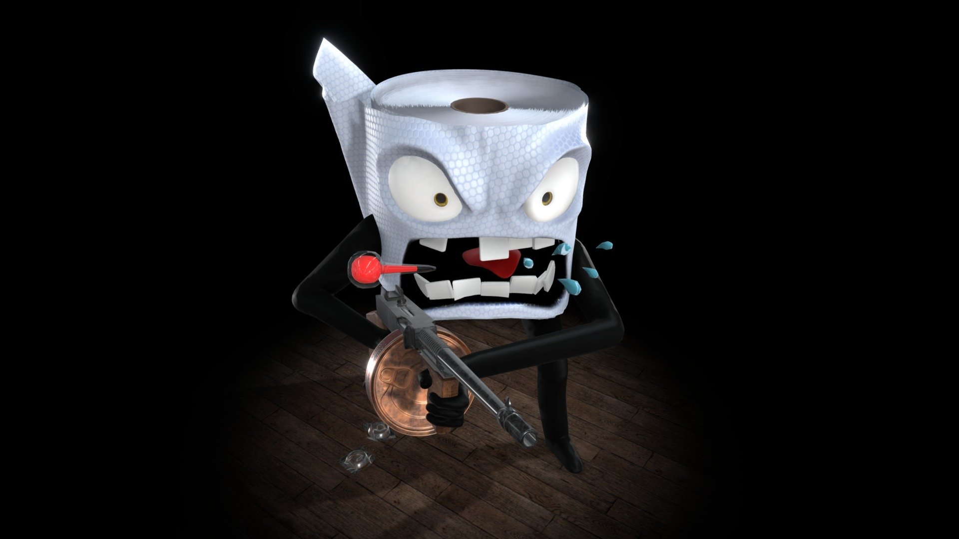 Toiletpaperface is always out and about fighting viruses, so you don't have to. And with his trustworthy paracetamol tabs by his side, he poses quite the threat.


stayhome - Toiletpaperface - 3D model by stuffsbynorik (@norikimami) 3d model